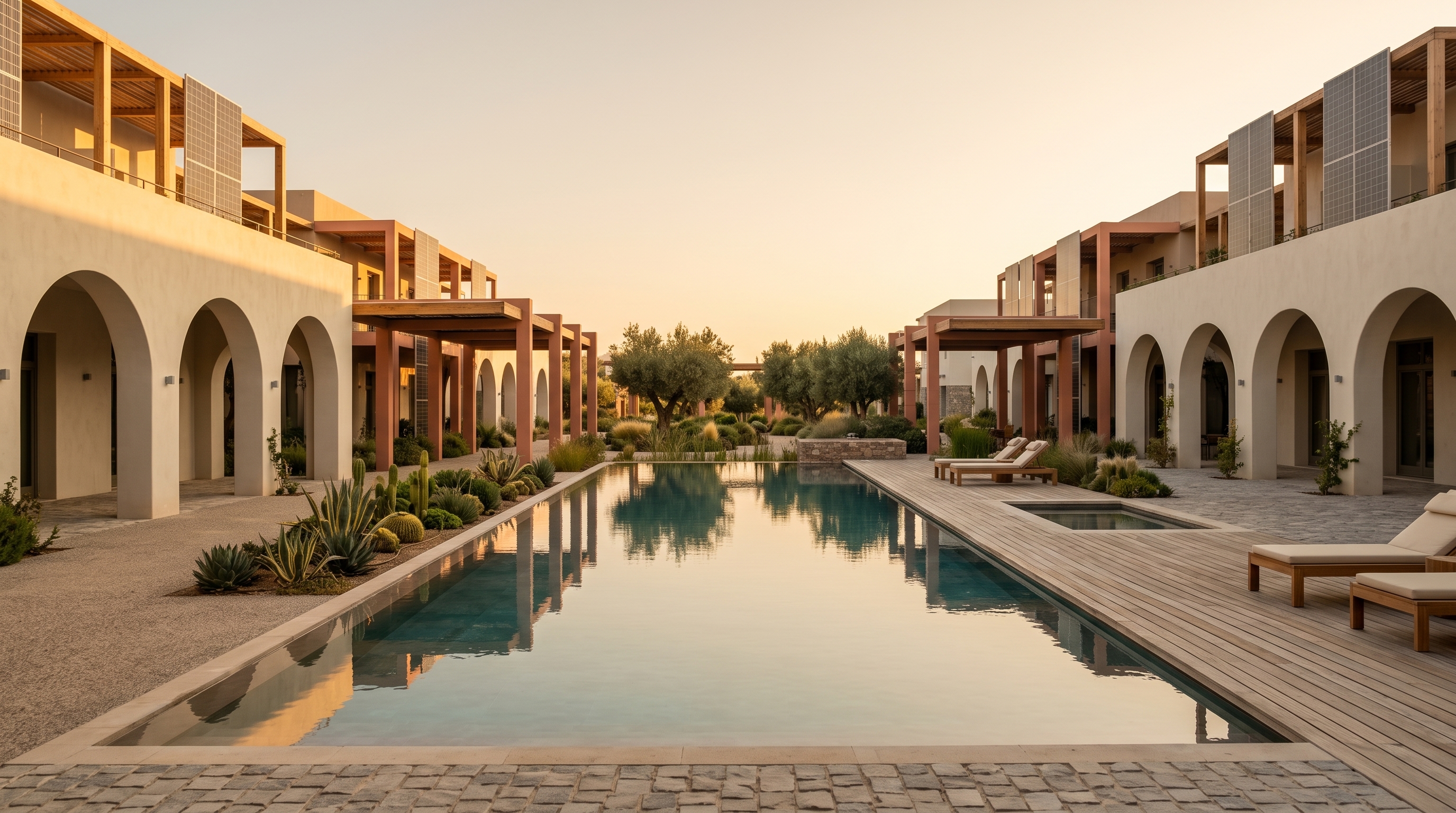 Contemporary pool — Porto Eco-Resort concept study