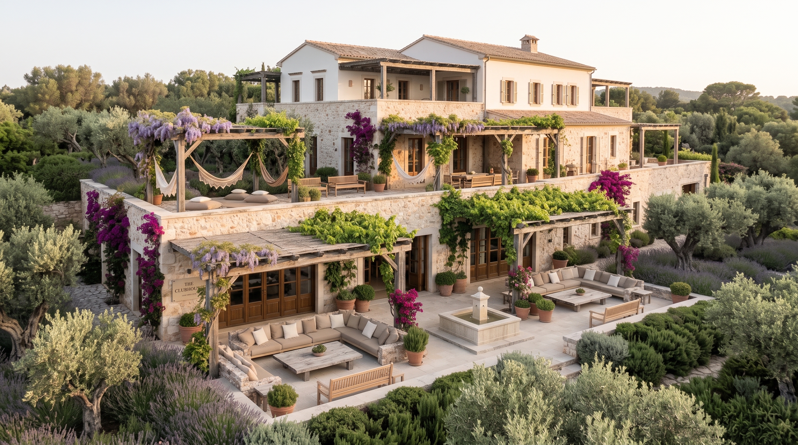 Clubhouse architecture — Residenza Oliveto concept study