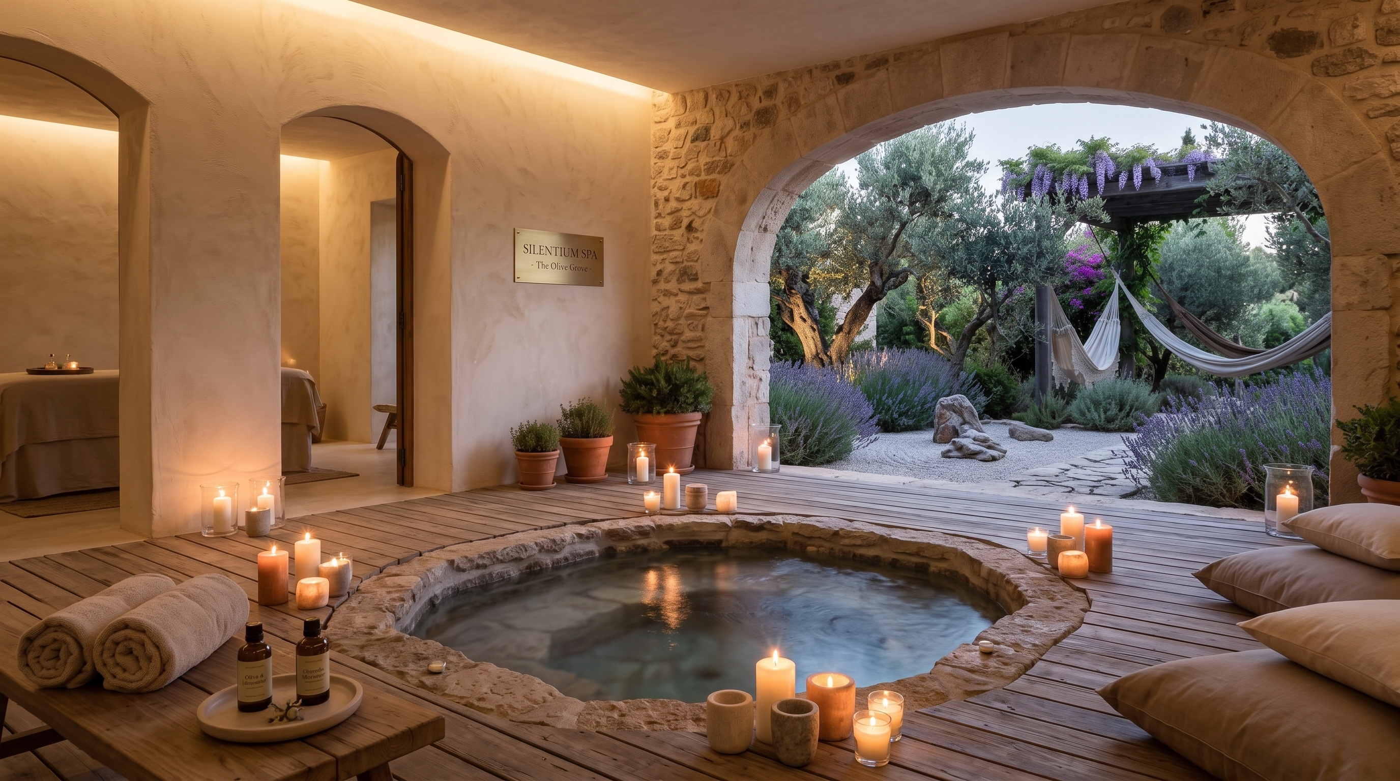 Wellness spa — Residenza Oliveto concept study