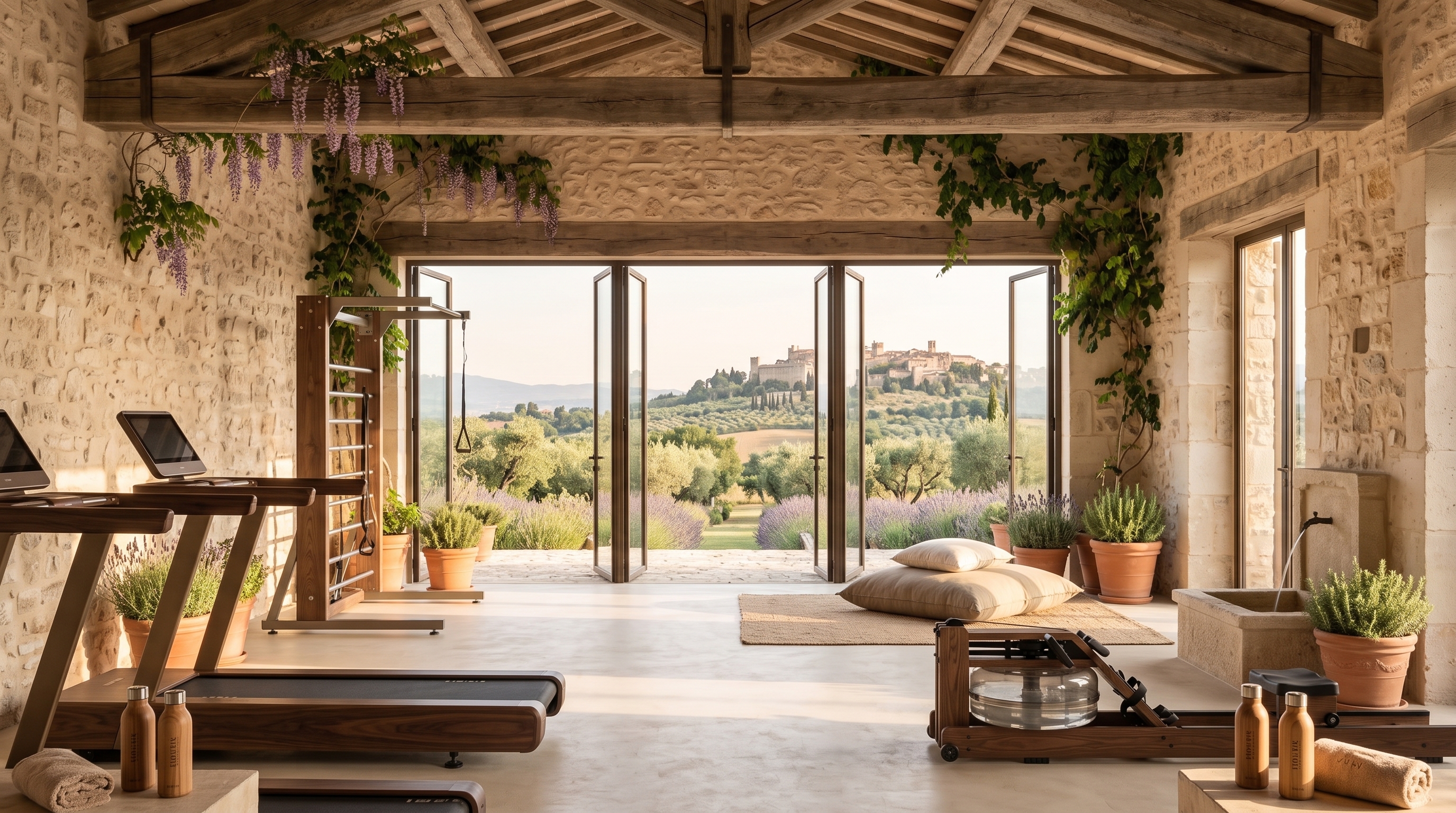 Fitness center — Residenza Oliveto concept study